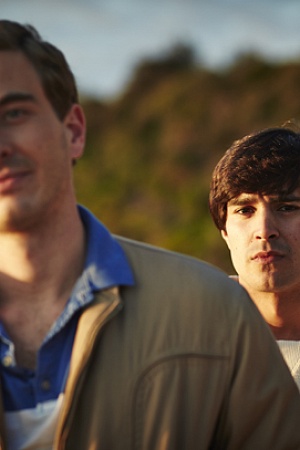 Ryan Corr as Tim Conigrave and Craig Stott as John Caleo in Holding the Man