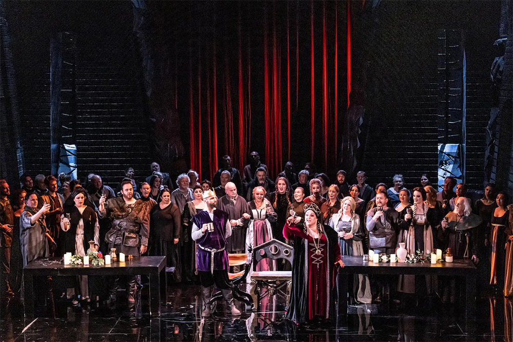 The cast of Macbeth performed by Melbourne Opera