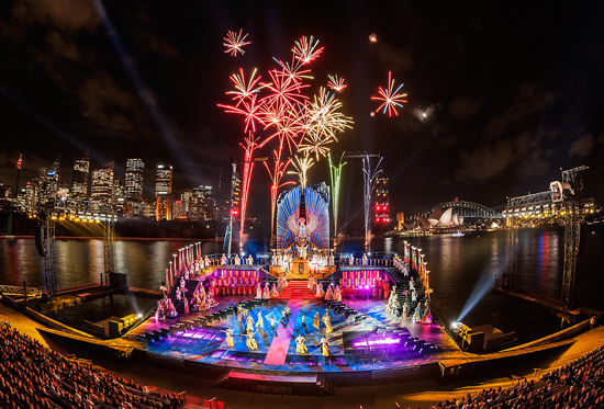 Handa Opera on Sydney Harbour Aida photograph by Hamilton Lund