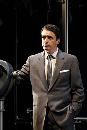 Matt Day as Roger O. Thornhill in Melbourne Theatre Company's North by Northwest (photograph by Jeff Busby)