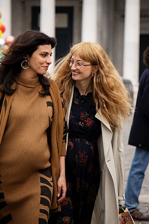 Irene Maiorino as Lila and Alba Rohrwacher as Elena Lenù (courtesy of SBS On Demand)