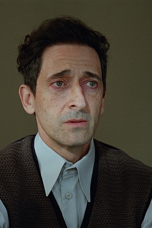 Adrien Brody as László Tóth in The Brutalist