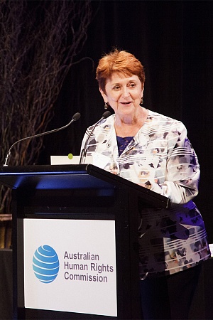 Susan Ryan speaking at the 2015 Human Rights Awards (Australian Human Rights Commission/Wikimedia Commons)