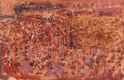 Fred Williams in the You Yangs (Geelong Gallery)