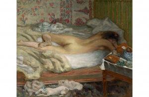 Pierre Bonnard, Siesta (La Siesta) 1900 (courtesy of National Gallery of Victoria, Melbourne Felton Bequest, 1949)