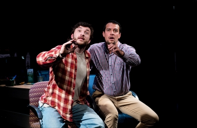 Darcy Kent as Ryan (left) and Kevin Hofbauer as Keith (photograph by Jodie Hutchinson)