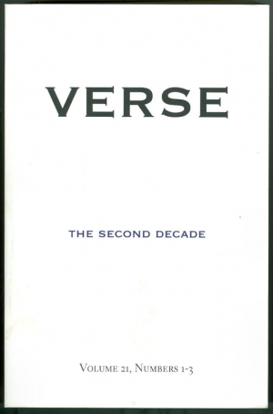 David McCooey reviews ‘Verse: The second decade vol. 21, nos. 1–3’ edited by Brian Henry and Andrew Zawacki