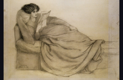 Dante Gabriel Rossetti, Jane Morris,1870 (courtesy of Ashmolean Museum).