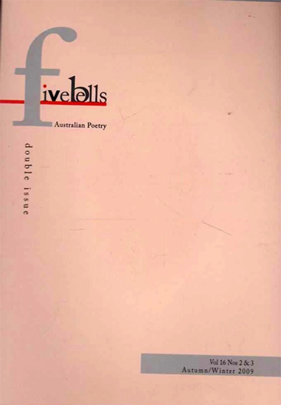 Lisa Gorton reviews 'Five Bells Australian Poetry Festival (Double ...