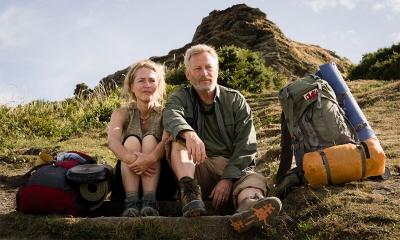 Gillian Anderson as Ray and Jason Isaacs as Moth (courtesy of Transmission Films)