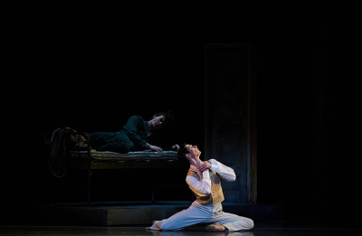 Adam Elmes as Bosie and Jarryd Madden as Oscar (photograph by Christopher Rodgers-Wilson)